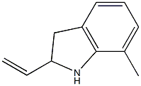 7-Methyl-2-vinyl-2,3-dihydro-1H-indole 结构式