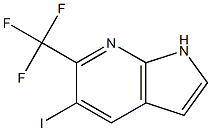 5-Iodo-6-(TrifluoroMethyl)-7-azaindole 结构式