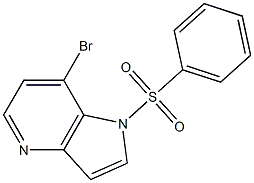 7-BroMo-1-(phenylsulfonyl)-4-azaindole 结构式