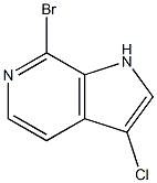 7-BroMo-3-chloro-6-azaindole 结构式