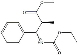 (2S,3S)-Methyl 3-(ethoxycarbonylaMino)-2-Methyl-3-phenylpropanoate 结构式