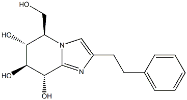 (5R,6R,7S,8S)-5-(hydroxyMethyl)-2-(2-phenylethyl)-5,6,7,8-tetrahydroiMidazo[1,2-a]pyridine-6,7,8-triol 结构式