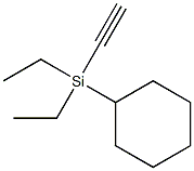 环己基二乙基硅基乙炔 结构式