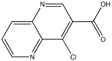 4-Chloro-1,5-naphthyridine-3-carboxylic acid 结构式