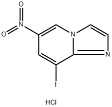 8-Iodo-6-nitro-iMidazo[1,2-a]pyridine hydrochloride 结构式