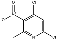 4,6-DICHLORO-2-METHYL-3-NITROPYRIDINE 结构式