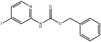 benzyl (4-iodopyridin-2-yl)carbaMate 结构式
