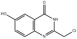 2-(氯甲基)-6-羟基喹唑啉-4(3H)-酮 结构式