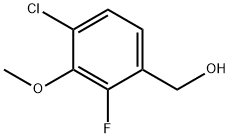 4-氯-2-氟-3-甲氧基苄醇 结构式