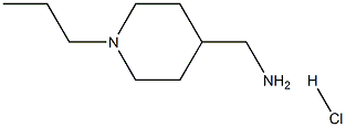 (1-Propylpiperidin-4-yl)MethanaMine hydrochloride 结构式