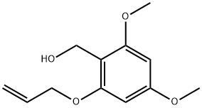 2-(烯丙氧基)-4,6-二甲氧基苯甲醇 结构式