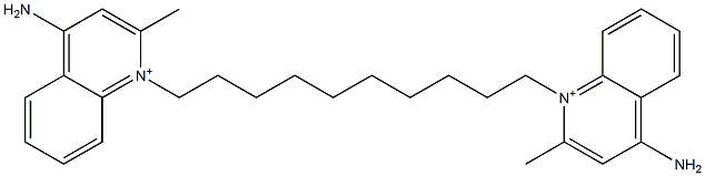 地喹氯铵杂质B 结构式