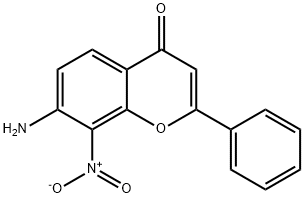 7-氨基-8-硝基-2-苯基-4H-色烯-4-酮 结构式