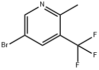 5-溴-2-甲基-3-(三氟甲基)吡啶 结构式