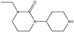 1-ethyl-3-(piperidin-4-yl)tetrahydropyriMidin-2(1H)-one 结构式