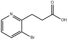 3-(3-broMopyridin-2-yl)propanoic acid 结构式