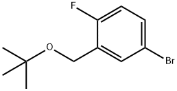 4-溴-2-(叔-丁氧基甲基)-1-氟苯 结构式