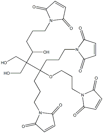 tetrakis-(3-MaleiMidopropyl)pentaerythritol 结构式