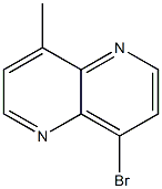 4-溴-8-甲基-1,5-二氮杂萘 结构式