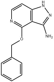 4-(苄氧基)-1H-吡唑并[4,3-C]吡啶-3-胺 结构式