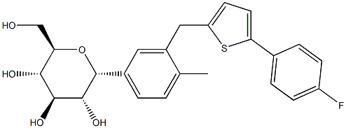 卡格列净杂质5 结构式