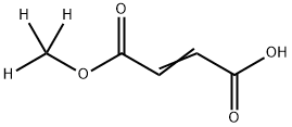 (2Z)-2-Butenedioic Acid 1-Methyl Ester-d3 结构式