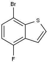 7-溴-4-氟苯并[B]噻吩 结构式