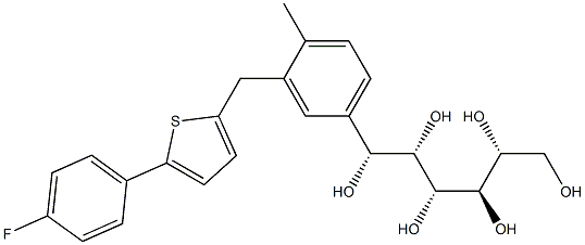 卡格列净杂质7 结构式