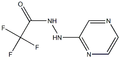 N'-(2-吡嗪基)-N-三氟乙酰肼 结构式