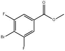 methyl 4-bromo-3,5-difluorobenzoate 结构式