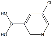 5-氯吡啶-3-硼酸 结构式