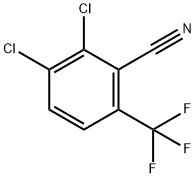 2,3-二氯-6-(三氟甲基)苯腈 结构式