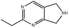 2-乙基-6,7-二氢-5H-吡咯并[3,4-D]嘧啶 结构式