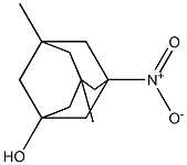1-硝基-7-羟基-3,5-二甲基金刚烷 结构式