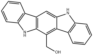 (5,11-二氢吲哚[3,2-B]咔唑-6-基)甲醇 结构式