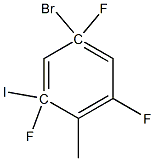 2-碘-4-溴三氟甲苯 结构式