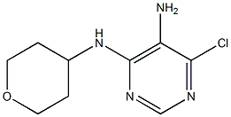 6-Chloro-N4-(tetrahydro-pyran-4-yl)-pyriMidine-4,5-diaMine 结构式