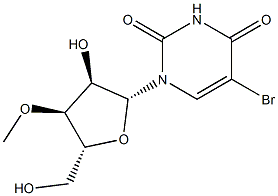 5-BroMo-3'-O-Methyl uridine 结构式