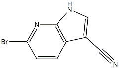 6-BroMo-3-cyano-7-azaindole 结构式