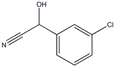 2-(3-chlorophenyl)-2-hydroxyacetonitrile 结构式