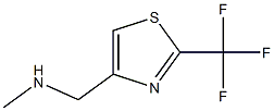 N-Methyl-1-[2-(trifluoroMethyl)thiazol-4-yl]MethanaMine 结构式