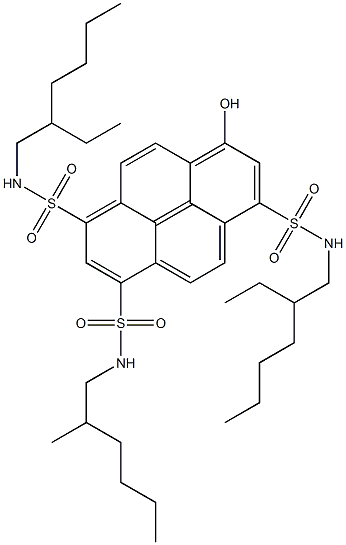 疏水透明绿 结构式