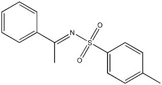 E-4-甲基-N-(1- 苯基亚乙基)苯磺酰胺 结构式