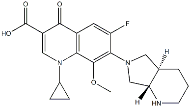 莫西沙星杂质RR(盐酸盐) 结构式