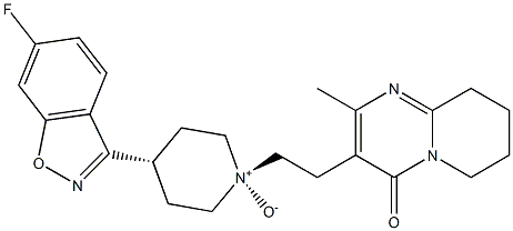 (TRANS-3-[2-[4-(6-FLUORO-1,2-BENZISOXAZOL-3-YL)-1-PIPERIDINYL]ET 结构式