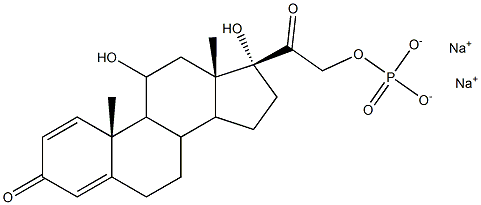 泼尼松龙磷酸钠杂质 结构式