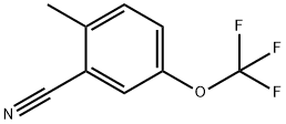 2-甲基-5-(三氟甲氧基)苯腈 结构式