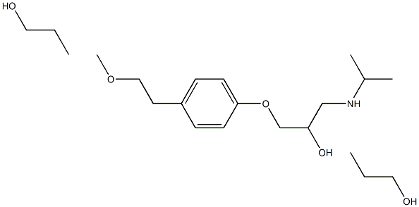 美托洛尔双酚杂质 结构式