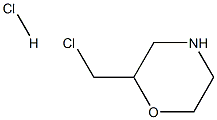 2-(chloroMethyl)Morpholine hydrochloride 结构式