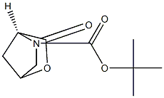 (1S)-tert-butyl 6-oxo-5-oxa-2-aza-bicyclo[2.2.1]heptane-2-carboxylate 结构式